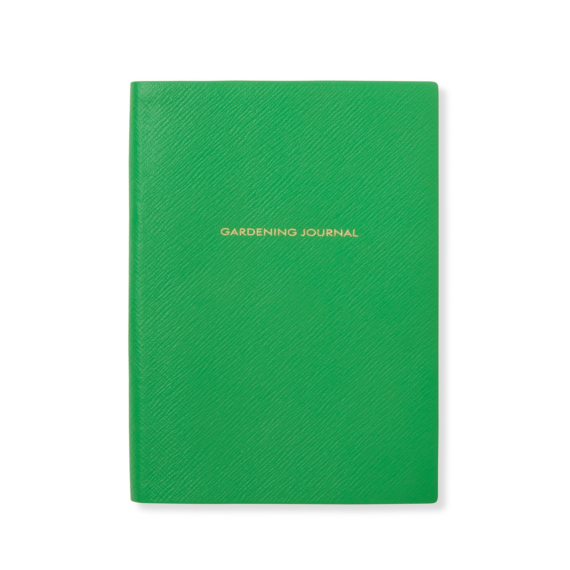 Smythson The Gardening Journal In Panama In Nile Blue